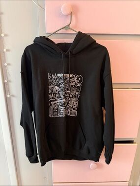 Black machine gun kelly graphic hoodie